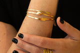 *armband 18 Kt vergulde zilveren ONNO armband | A0269PL
