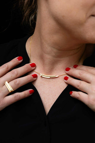 Ketting 18 Kt vergulde zilveren ONNO ketting | K0383ZWPL