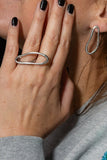 Ring Zilveren ONNO ring met rhodium | R0393RH