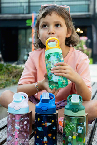 *****Drinkfles tritan kinderen dinosaurus 450ml