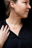 *Ketting 18 Kt vergulde zilveren ONNO ketting | K0377PL