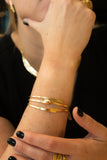 *armband 18 Kt vergulde zilveren ONNO armband | A0269PL