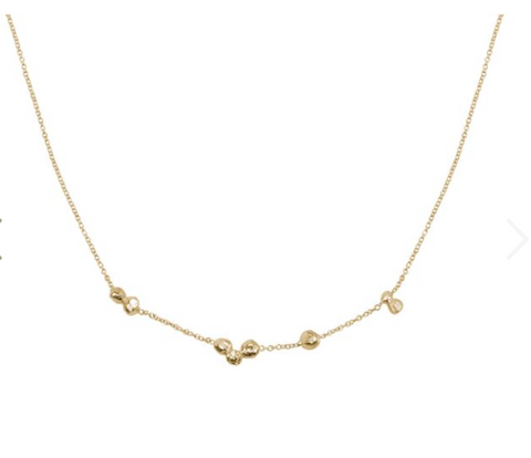 Ketting - 18 Kt vergulde zilveren ONNO ketting | K0360PL