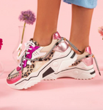 Sneakers - leopard - Sneakers | Fuchsia / Sand