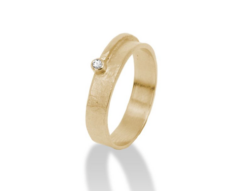 Ring 18 Kt gouden ONNO ring | R0387ZWAUG