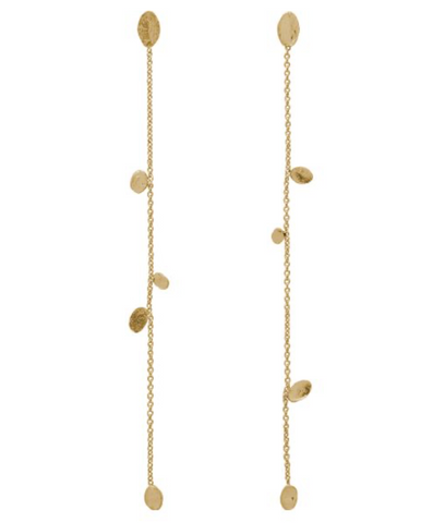 *Oorbel 18 Kt vergulde zilveren ONNO oorsteker | OS0511PL