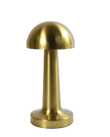 Tafellamp m/dichte kap ro Lampa goud-L9B9H21CM