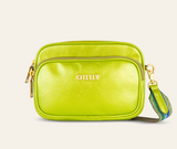 Smiley Schoudertas lime