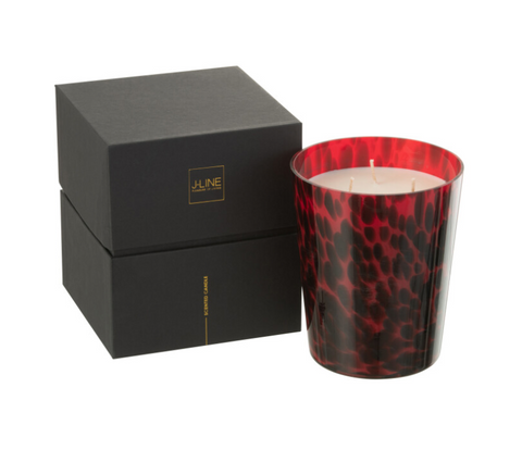 Geurkaars Noa Rood medium68u (35601)