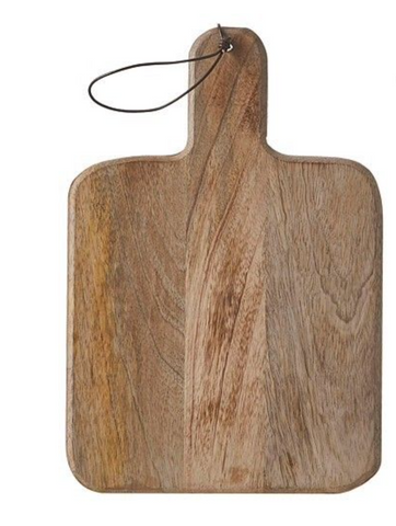 MICA DECORATIONS DUKO SERVEERPLANK - L35 X B25 CM - 100% FSC MANGOHOUT - BRUIN