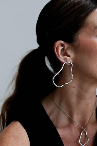 MASTE ANTWERP Oorbellen Solène zilver
