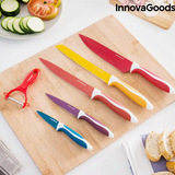 InnovaGoods Keramische mes- en dunschiller set 6 stuks