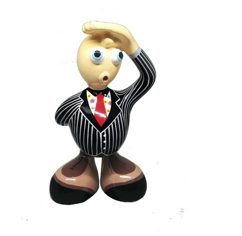 Business Man 'Looking Lookie'