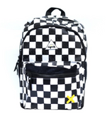 Boekentas - Little Legends Checkerboard Backpack L zwart/wit