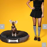 Hond - Doggielounge Velvet Hondenkussen Taupe