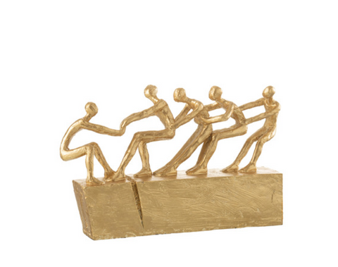 Figuren Op Sokkel Goud