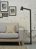 Vloerlamp Floor lamp iron Biarritz, black