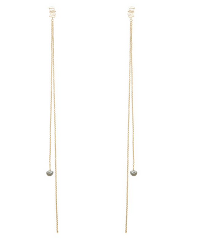 Oorbel ONNO - 18 Kt vergulde zilveren ONNO oorsteker | OS0461PPL