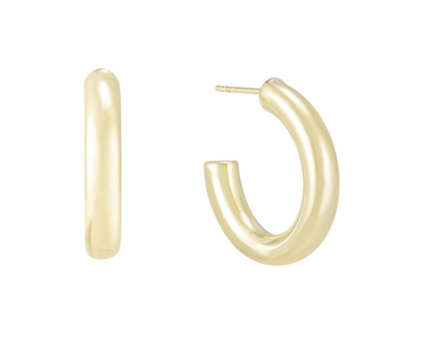 Oorbel - Bud to Rose - LOLA LARGE HOOP EARRING GOLD