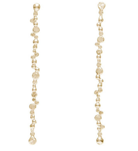 Oorbel 18 Kt vergulde zilveren ONNO oorsteker | OS0480PL