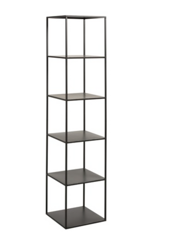 J-line - Rack 6 Levels Metal Black