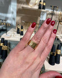 *Ring ONNO 18 Kt vergulde zilveren ONNO ring | R0388ZWPL