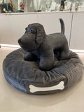 Hond - Doggielounge Velvet Hondenkussen Taupe