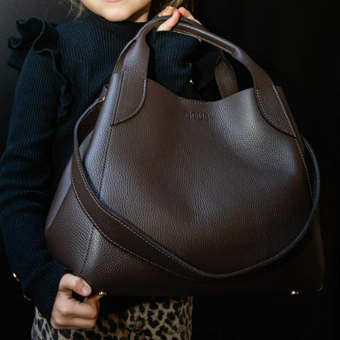 ELIZA BAG | DARK CHOCOLATE LEATHER