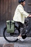 Fietstas Ali Waterproof Bike Backpack – 2-in-1 Sage Green Bag