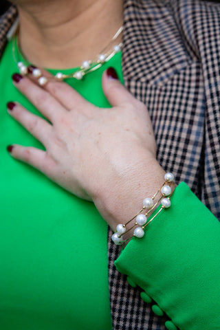 *Armband Bracciale Multifilo Perle - Twist