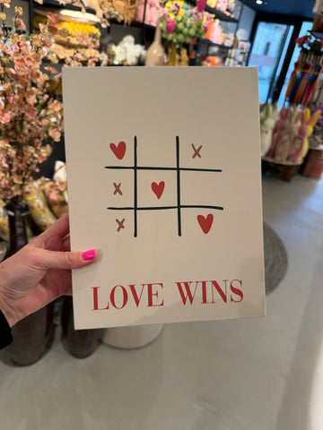 MICA DECORATIONS DECORATION BOOK LOVE WINS OFF WHITE FSC RECYCLED - L22XW29XH4,5CM