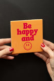 Tile be happy orange/pink 10x10x1cm