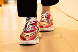 **Sneakers - leopard - Sneakers | Fuchsia / Sand