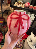 MICA DECORATIONS VAAS STRIK ROZE - H14XD15CM