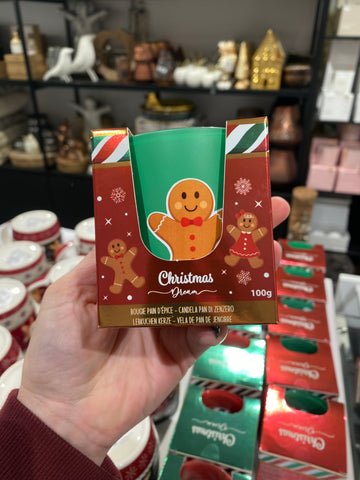 Scented Candle Jar Gingerbread/Apple Cinnamon #808