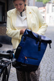 Fietstas Anna 2-in-1 27L Blue Bike Backpack, Pack of 8