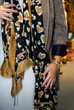 Scarf Selma, black