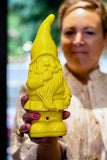 Gnome flirty jasper yellow w sound 11x10x27cm