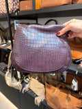 CROCO SADDLE bordeaux