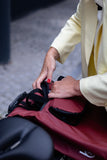 Fietstas Ali Waterproof Bike Backpack – 2-in-1 Burgundy Pannier