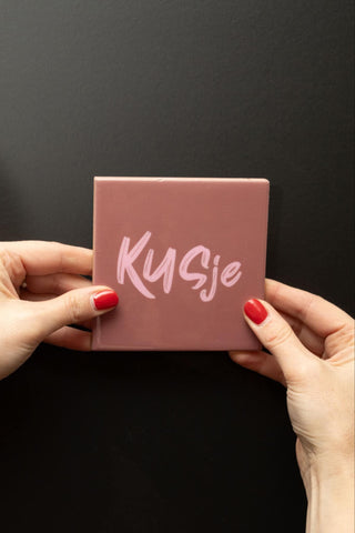 ****Tile kusje pink 10x10x1cm