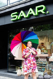 Automatic Long Rainbow Golf Umbrella, 16.