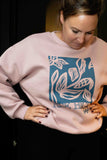 24COLOURS Sweatshirt in Pink