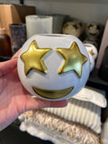 Smiley cozy sand vase 11x9cm
