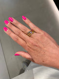 Ring Anello Arcobaleno Fascia - Glam