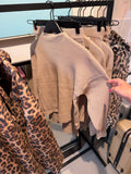Effen set, top en halflange rok