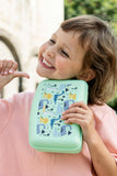 ****Lunchdoos met verdeler + vork Dinos
