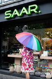 Automatic Long Rainbow Golf Umbrella, 16.