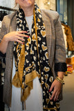 Scarf Selma, black