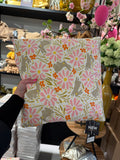 MICA DECORATIONS CUSHION EASTER OFF WHITE - L45XW45XH10CM